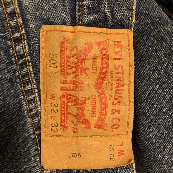 Levi’s 501 jeans. Size 32x32. - Picture 3 of 4